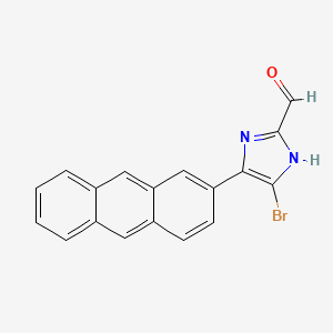 4-(2-Anthryl)-5-bromoimidazole-2-carbaldehyde