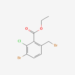 Ethyl 3-Bromo-6-(bromomethyl)-2-chlorobenzoate