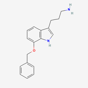 3-[7-(Benzyloxy)-3-indolyl]-1-propanamine