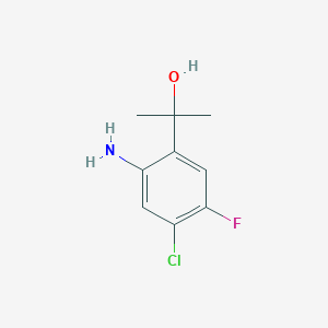 2-(2-Amino-4-chloro-5-fluorophenyl)-2-propanol