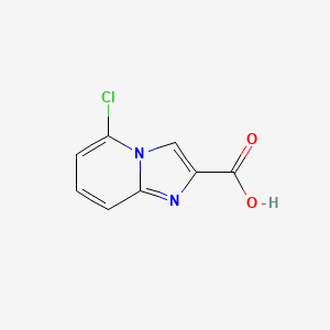 molecular formula C8H5ClN2O2 B1370687 5-氯咪唑并[1,2-a]吡啶-2-羧酸 CAS No. 1000017-93-5