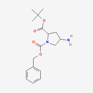 tert-Butyl (2S,4S)-1-Cbz-4-aminopyrrolidine-2-carboxylate