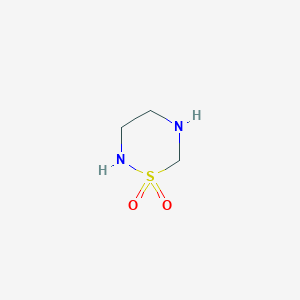 molecular formula C3H8N2O2S B13706897 1,2,5-Thiadiazinane 1,1-dioxide 