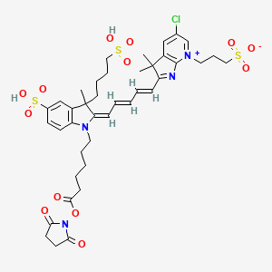 molecular formula C40H49ClN4O13S3 B13706898 APDye 680 NHS Ester 