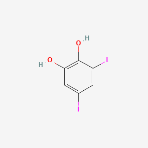 molecular formula C6H4I2O2 B13706922 3,5-Diiodo-1,2-benzenediol 