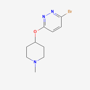 3-Bromo-6-[(1-methyl-4-piperidyl)oxy]pyridazine