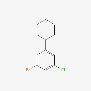 1-Bromo-3-chloro-5-cyclohexylbenzene