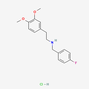 [2-(3,4-Dimethoxyphenyl)-ethyl]-(4-fluoro-benzyl)-amine hydrochloride