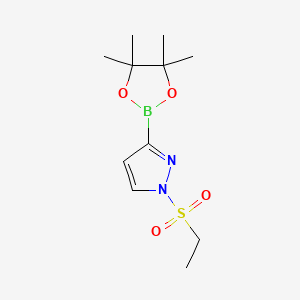 molecular formula C11H19BN2O4S B13707011 1-(Ethylsulfonyl)pyrazole-3-boronic Acid Pinacol Ester 