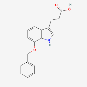 3-[7-(Benzyloxy)-3-indolyl]propanoic Acid