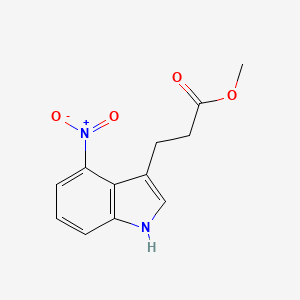 Methyl 3-(4-Nitro-3-indolyl)propanoate