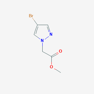 molecular formula C6H7BrN2O2 B1370711 2-(4-溴-1H-吡唑-1-基)乙酸甲酯 CAS No. 1072944-71-8