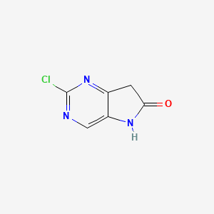 2-Chloro-5,7-dihydropyrrolo[3,2-d]pyrimidin-6-one