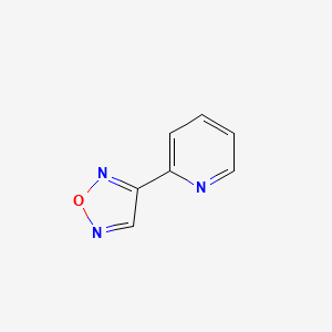 molecular formula C7H5N3O B13707120 3-(2-Pyridyl)-1,2,5-oxadiazole 