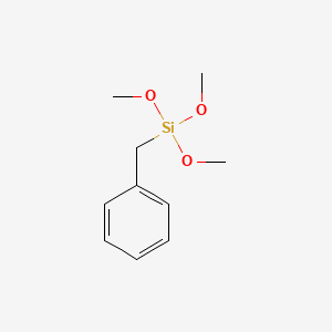 molecular formula C10H16O3Si B13707189 Benzyltrimethoxysilane CAS No. 17872-99-0