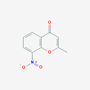 molecular formula C10H7NO4 B13707207 2-Methyl-8-nitro-4H-chromen-4-one 