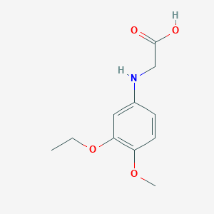 molecular formula C11H15NO4 B13707211 (3-Ethoxy-4-methoxyphenyl)glycine 