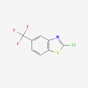 molecular formula C8H3ClF3NS B1370723 2-氯-5-(三氟甲基)苯并[d]噻唑 CAS No. 23420-88-4