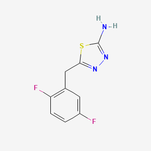 2-Amino-5-(2,5-difluorobenzyl)-1,3,4-thiadiazole