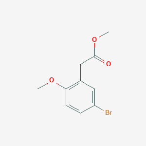 B1370727 Methyl 2-(5-bromo-2-methoxyphenyl)acetate CAS No. 294860-58-5