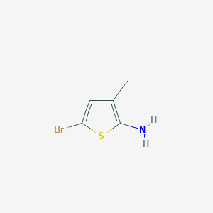 molecular formula C5H6BrNS B13707305 2-Amino-5-bromo-3-methylthiophene 