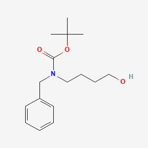 molecular formula C16H25NO3 B1370731 叔丁基苄基(4-羟基丁基)氨基甲酸酯 CAS No. 117654-86-1