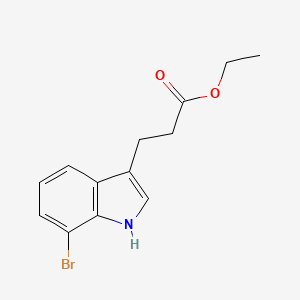 Ethyl 3-(7-Bromo-3-indolyl)propanoate