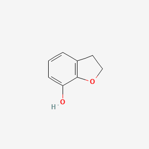 molecular formula C8H8O2 B1370736 2,3-二氢苯并呋喃-7-醇 CAS No. 879093-09-1