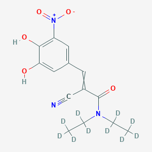 2-cyano-3-(3,4-dihydroxy-5-nitrophenyl)-N,N-bis(1,1,2,2,2-pentadeuterioethyl)prop-2-enamide