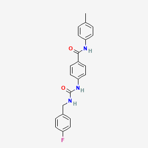 4-(3-(4-Fluorobenzyl)ureido)-N-(p-tolyl)benzamide