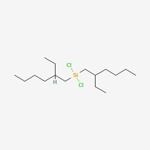 molecular formula C16H34Cl2Si B1370741 Dichlorobis(2-ethylhexyl)silane CAS No. 1089687-03-5