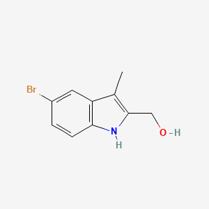 molecular formula C10H10BrNO B1370743 (5-bromo-3-methyl-1H-indol-2-yl)methanol CAS No. 666752-18-7