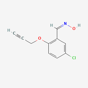 (NZ)-N-[(5-chloro-2-prop-2-ynoxyphenyl)methylidene]hydroxylamine