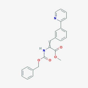 Methyl 2-(Cbz-amino)-3-[3-(2-pyridyl)phenyl]acrylate