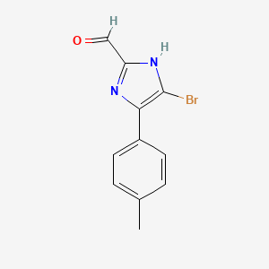 5-Bromo-4-(p-tolyl)imidazole-2-carbaldehyde