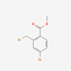 molecular formula C9H8Br2O2 B1370746 4-溴-2-(溴甲基)苯甲酸甲酯 CAS No. 78471-43-9