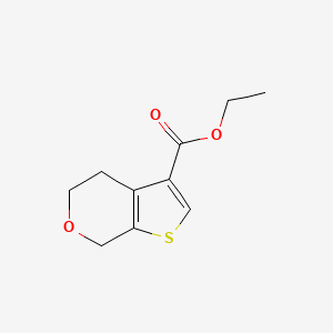 molecular formula C10H12O3S B1370748 5,7-二氢-4H-噻吩并[2,3-c]吡喃-3-羧酸乙酯 CAS No. 1169491-11-5