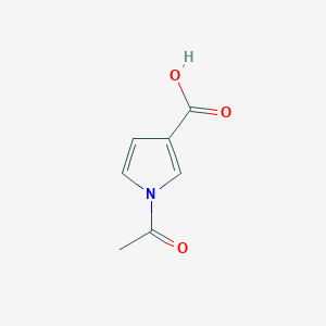 molecular formula C7H7NO3 B13707507 1-Acetyl-1H-pyrrole-3-carboxylic acid 