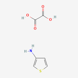 molecular formula C6H7NO4S B1370752 噻吩-3-胺草酸盐 CAS No. 861965-63-1