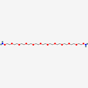 molecular formula C22H48N2O12 B13707522 Bis-aminooxy-PEG10 