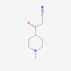 3-(1-Methyl-4-piperidyl)-3-oxopropanenitrile