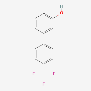 molecular formula C13H9F3O B1370757 3-(4-Trifluoromethylphenyl)phenol CAS No. 365426-93-3