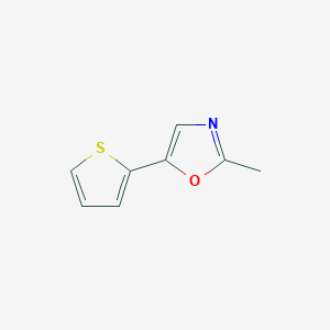 2-Methyl-5-(2-thienyl)oxazole