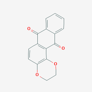 molecular formula C16H10O4 B13707644 2,3-Dihydroanthra[1,2-b][1,4]dioxine-7,12-dione 