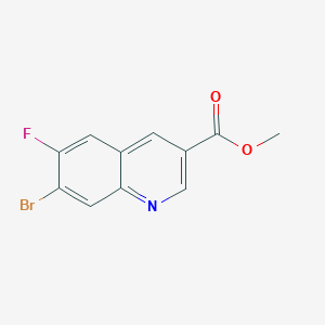 Methyl 7-Bromo-6-fluoroquinoline-3-carboxylate