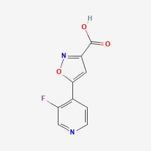 5-(3-Fluoro-4-pyridyl)isoxazole-3-carboxylic Acid