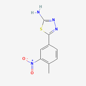 2-Amino-5-(4-methyl-3-nitrophenyl)-1,3,4-thiadiazole