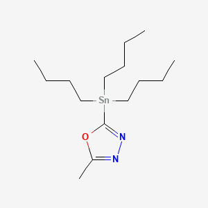 2-Methyl-5-(tributylstannyl)-1,3,4-oxadiazole