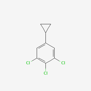 1,2,3-Trichloro-5-cyclopropylbenzene