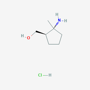 (cis-2-Amino-2-methylcyclopentyl)methanol hydrochloride